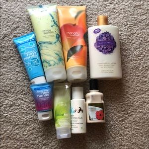 8 variety lotions
